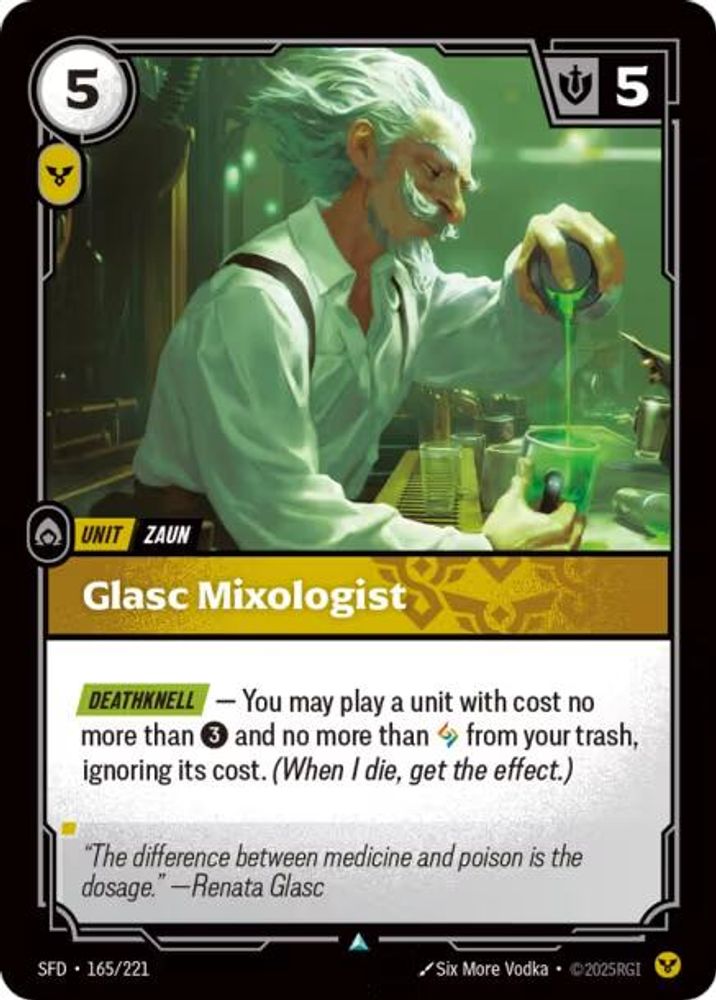 Glasc Mixologist (165/221) - [Spiritforged Foil] (Riftbound TCG)