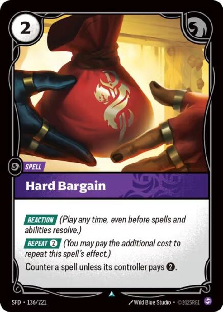 Hard Bargain (136/221) - [Spiritforged Foil] (Riftbound TCG)