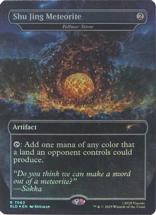Shu Jing Meteorite - Fellwar Stone (Rainbow Foil) [Secret Lair Drop Series]