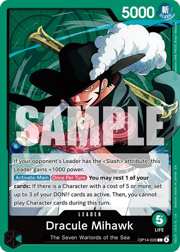 Dracule Mihawk [The Azure Sea's Seven]