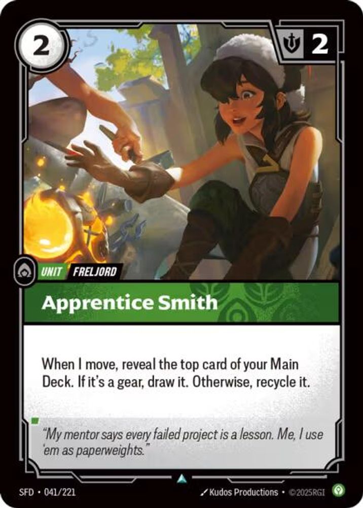 Apprentice Smith (041/221) - [Spiritforged Foil] (Riftbound TCG)