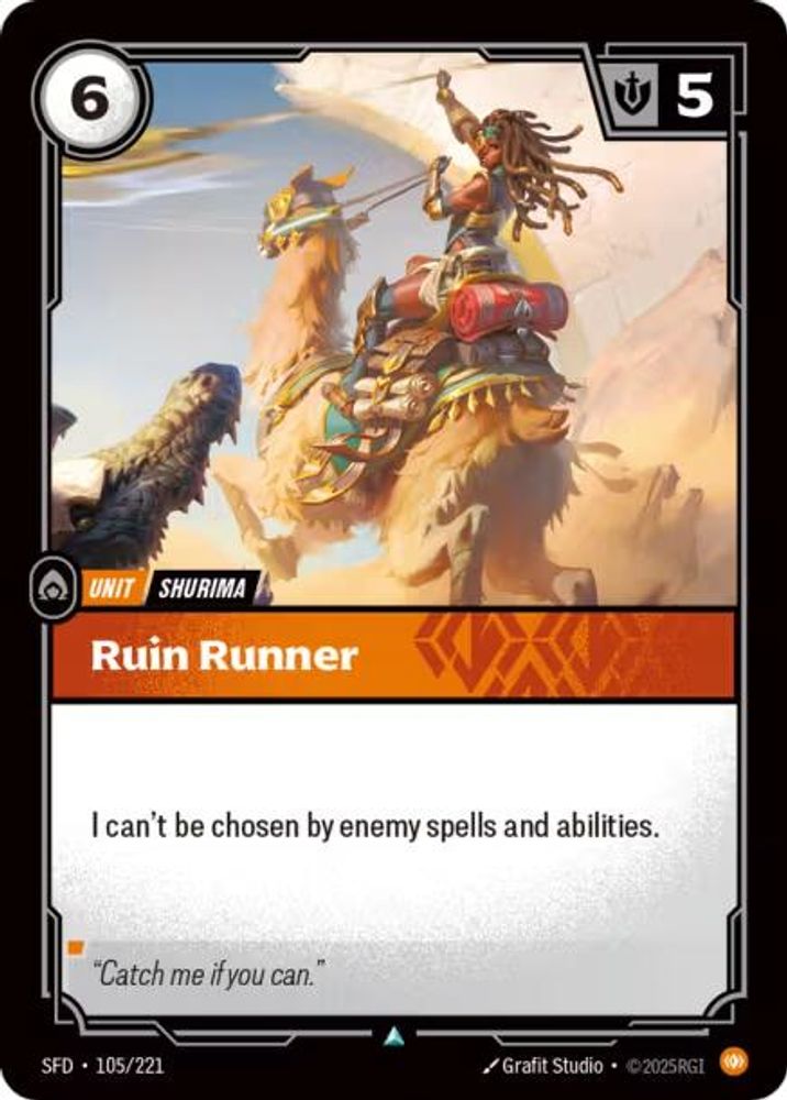 Ruin Runner (105/221) - [Spiritforged Foil] (Riftbound TCG)