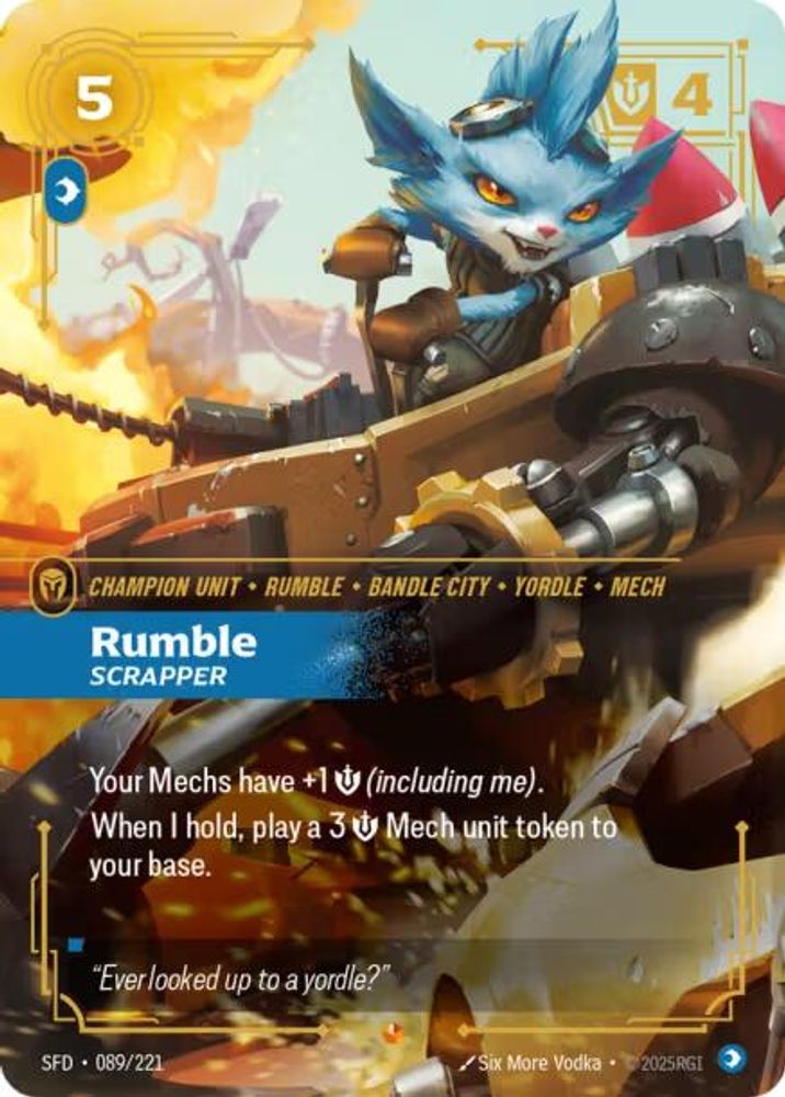 Rumble - Scrapper (089/221) - [Spiritforged Foil] (Riftbound TCG)