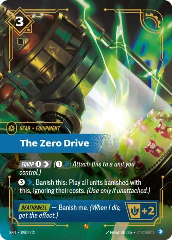 The Zero Drive (090/221) - [Spiritforged Foil] (Riftbound TCG)