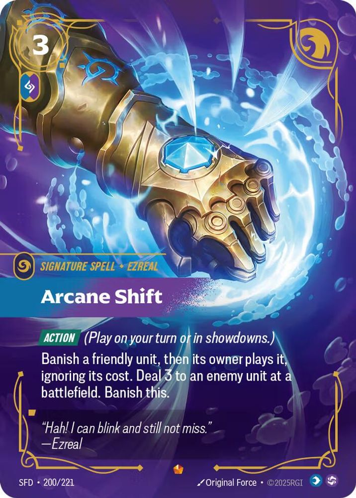 Arcane Shift (200/221) - [Spiritforged Foil] (Riftbound TCG)