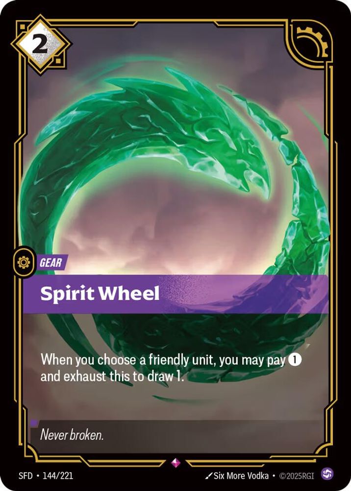 Spirit Wheel (144/221) - [Spiritforged Foil] (Riftbound TCG)
