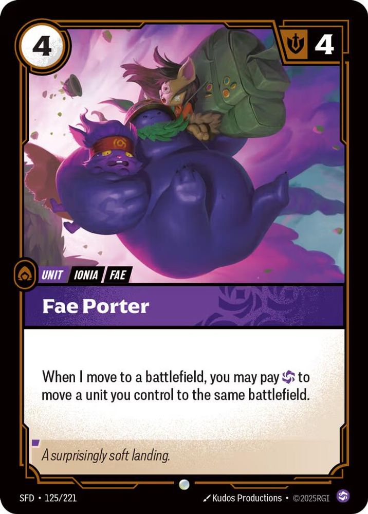Fae Porter (125/221) - [Spiritforged Foil] (Riftbound TCG)