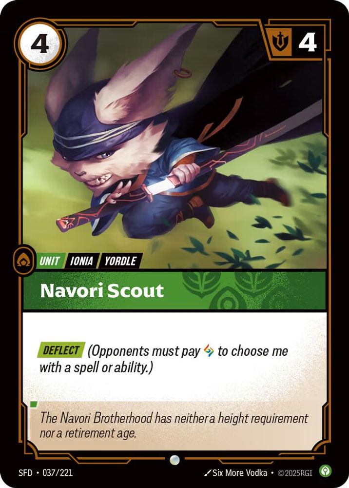 Navori Scout (037/221) - [Spiritforged Foil] (Riftbound TCG)
