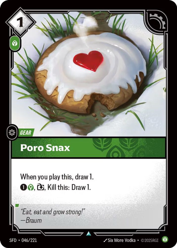 Poro Snax (046/221) - [Spiritforged Foil] (Riftbound TCG)