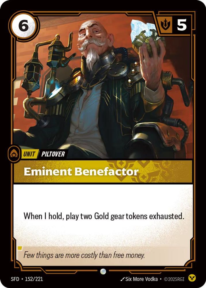 Eminent Benefactor (152/221) - [Spiritforged Foil] (Riftbound TCG)