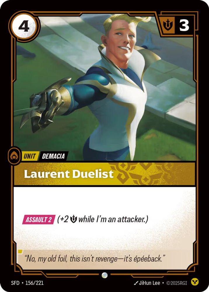 Laurent Duelist (156/221) - [Spiritforged Foil] (Riftbound TCG)