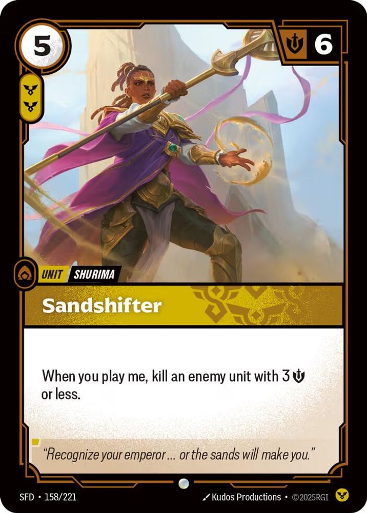 Sandshifter (158/221) - [Spiritforged Foil] (Riftbound TCG)