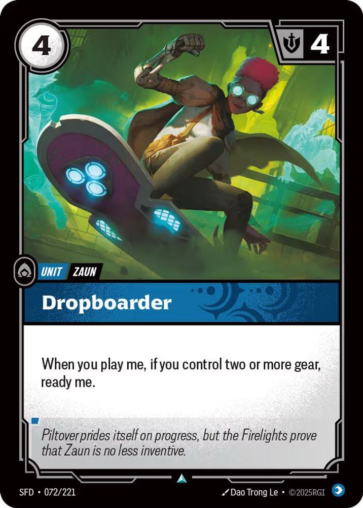 Dropboarder (072/221) - [Spiritforged Foil] (Riftbound TCG)