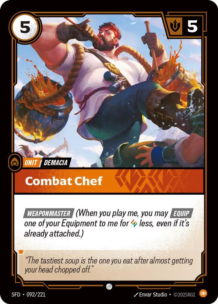 Combat Chef (092/221) - [Spiritforged Foil] (Riftbound TCG)