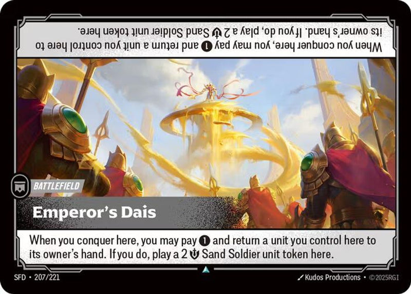Emperor's Dais (207/221) - [Spiritforged Foil] (Riftbound TCG)