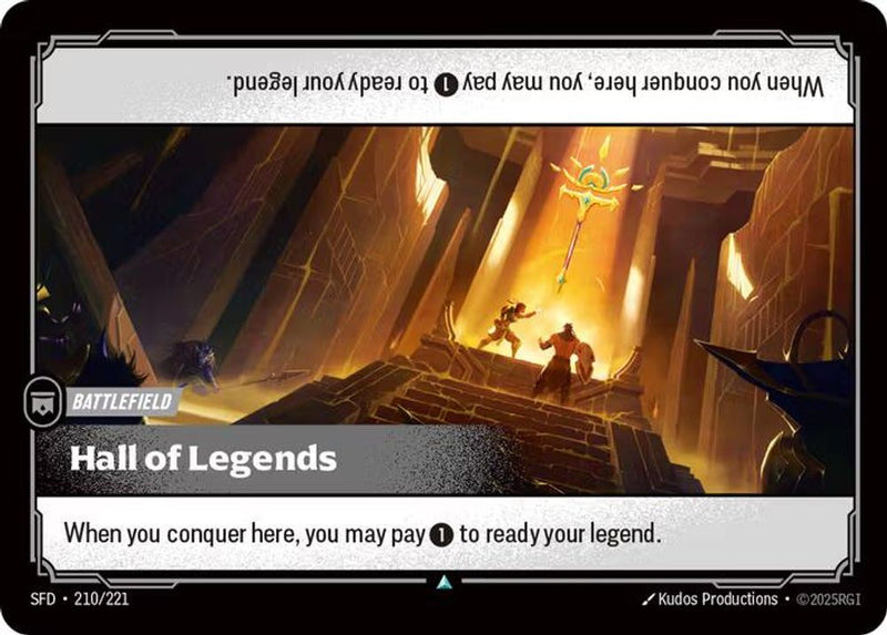 Hall of Legends (210/221) - [Spiritforged Foil] (Riftbound TCG)