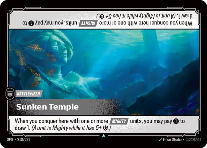 Sunken Temple (218/221) - [Spiritforged Foil] (Riftbound TCG)
