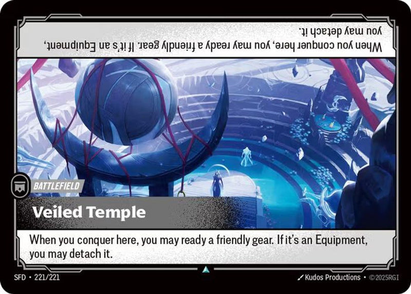 Veiled Temple (221/221) - [Spiritforged Foil] (Riftbound TCG)