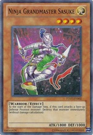 Ninja Grandmaster Sasuke [TU07-EN002] Super Rare