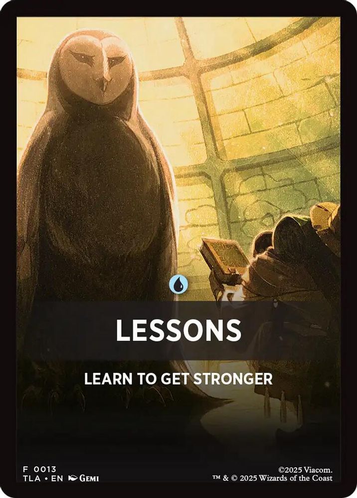 Lessons Theme Card [Avatar: The Last Airbender Tokens]