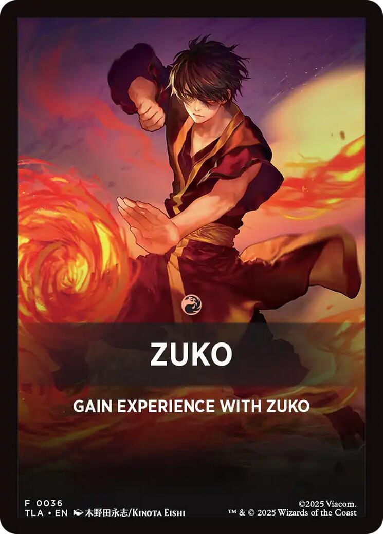 Zuko Theme Card [Avatar: The Last Airbender Tokens]