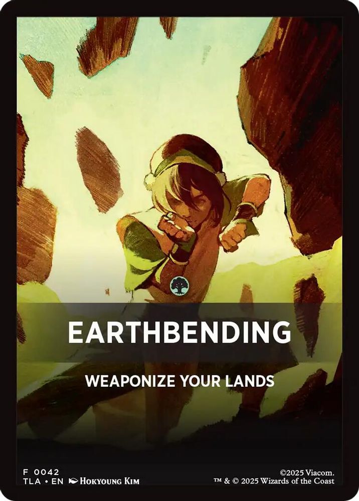 Earthbending Theme Card (0042) [Avatar: The Last Airbender Tokens]