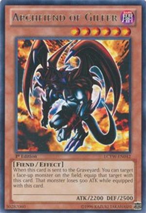 Archfiend of Gilfer [LCYW-EN042] Rare
