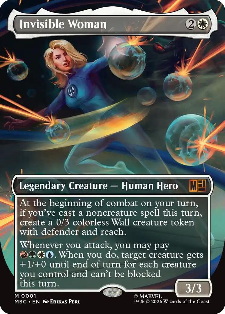 Invisible Woman (Borderless) [Marvel Super Heroes Commander]