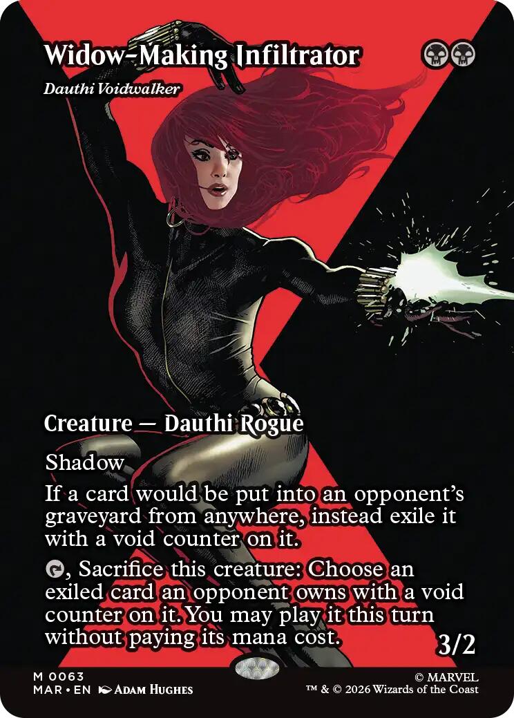 Widow-Making Infiltrator - Dauthi Voidwalker (Borderless) [Marvel Universe: Eternal-Legal]
