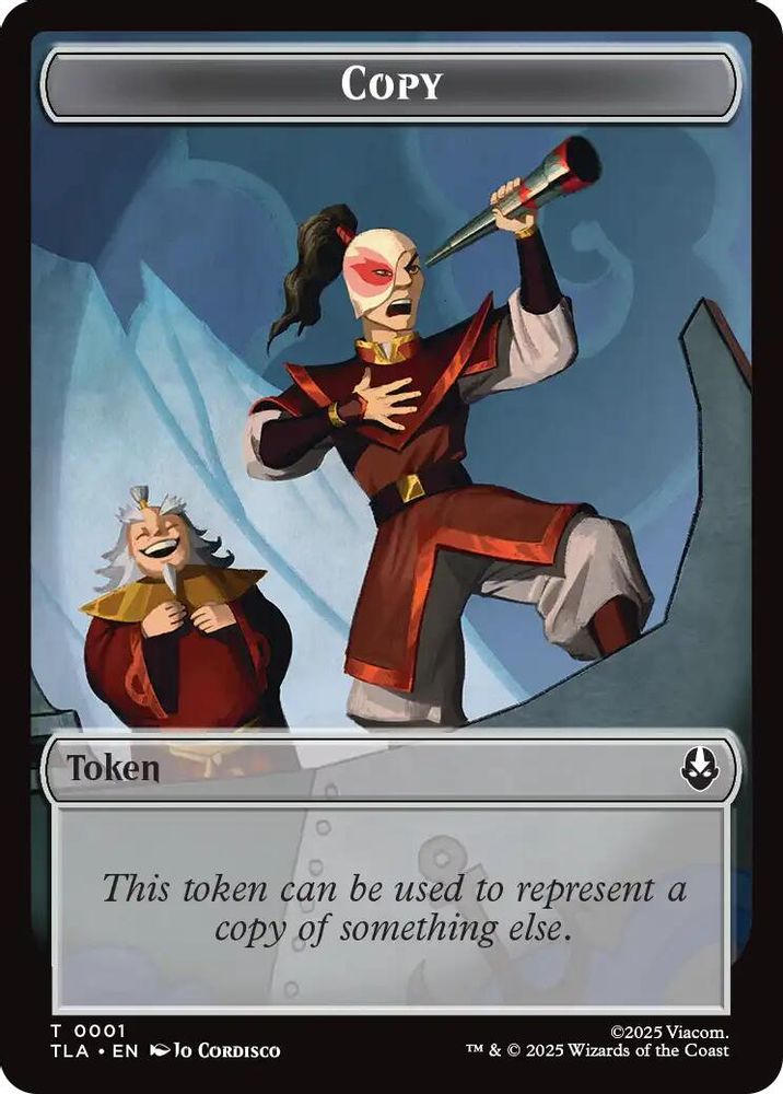 Copy (0001) // Clue (0016) Double-Sided Token [Avatar: The Last Airbender Tokens]