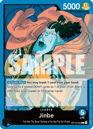 Jinbe (OP14-040) [The Azure Sea's Seven]