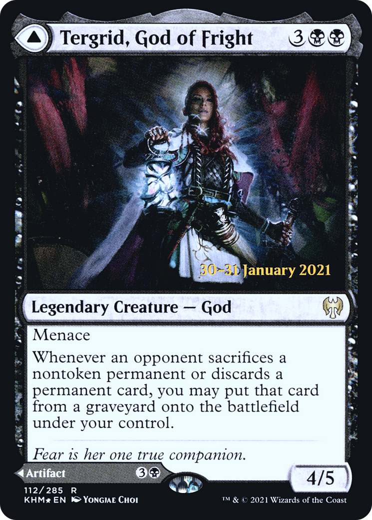 Tergrid, God of Fright // Tergrid's Lantern [Kaldheim Prerelease Promos]