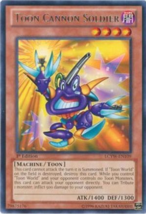 Toon Cannon Soldier [LCYW-EN109] Rare