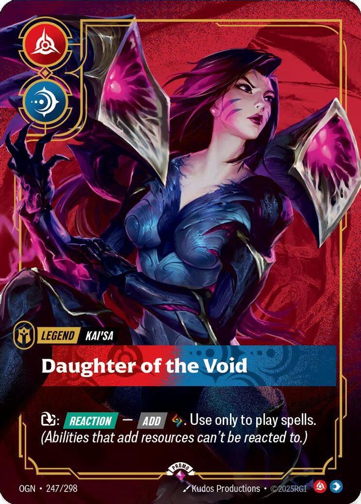 Kai'Sa - Daughter of the Void (Metal) (247/298) - [Riftbound Organized Play Promotional Cards Foil] (Riftbound TCG)