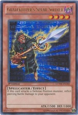 Gravekeeper's Spear Soldier [LCYW-EN185] Ultra Rare