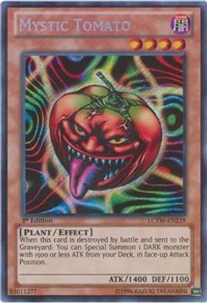 Mystic Tomato [LCYW-EN239] Secret Rare