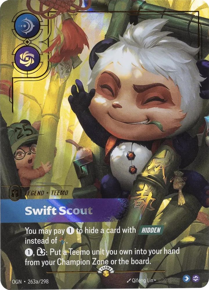 Teemo - Swift Scout (Alternate Art) (263a/298) - [Riftbound Promotional Cards Foil] (Riftbound TCG)
