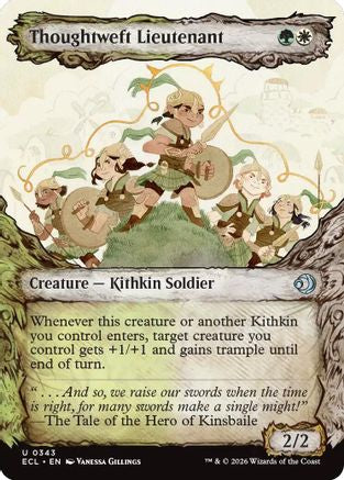 Thoughtweft Lieutenant (Showcase) [Lorwyn Eclipsed]