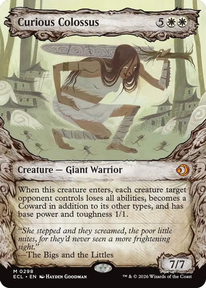 Curious Colossus (Showcase) [Lorwyn Eclipsed]