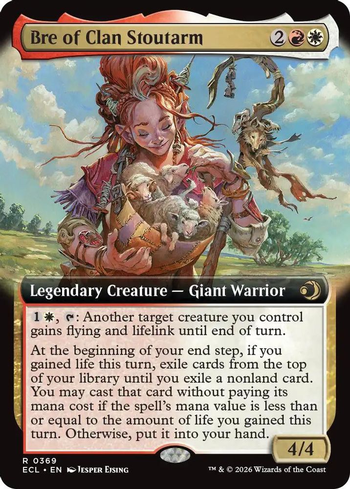 Bre of Clan Stoutarm (Extended Art) [Lorwyn Eclipsed]