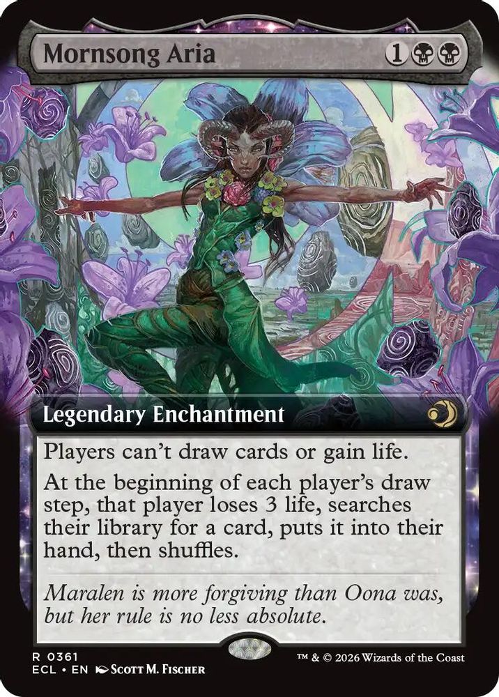 Mornsong Aria (Extended Art) [Lorwyn Eclipsed]