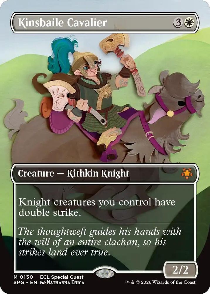 Kinsbaile Cavalier (Borderless) [Lorwyn Eclipsed Special Guests]