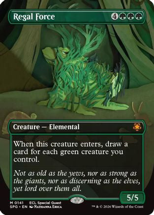 Regal Force (Borderless) [Lorwyn Eclipsed Special Guests]