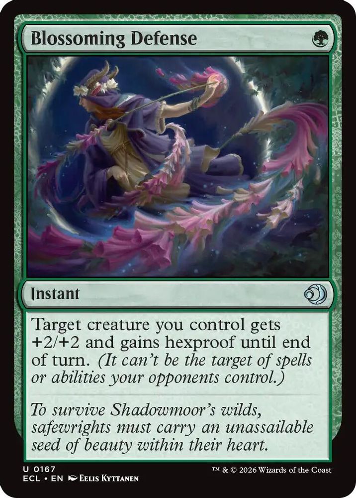 Blossoming Defense [Lorwyn Eclipsed]