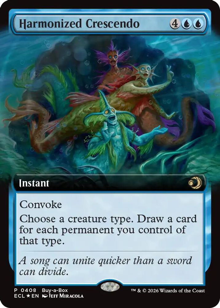 Harmonized Crescendo (Extended Art) (Buy-A-Box) [Lorwyn Eclipsed]