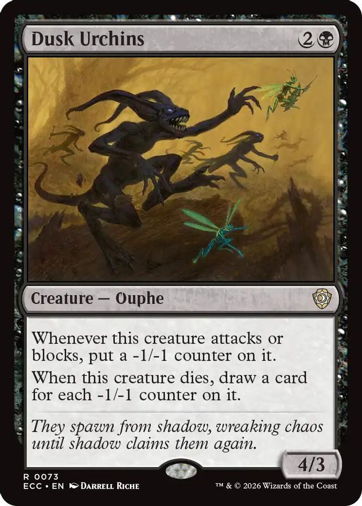 Dusk Urchins [Lorwyn Eclipsed Commander]