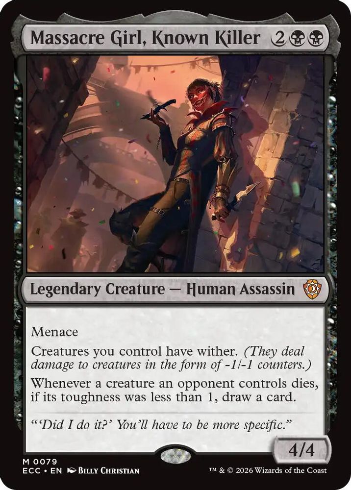 Massacre Girl, Known Killer [Lorwyn Eclipsed Commander]