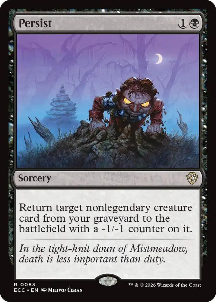 Persist [Lorwyn Eclipsed Commander]