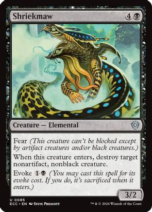 Shriekmaw [Lorwyn Eclipsed Commander]