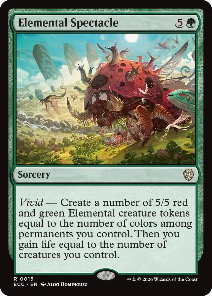Elemental Spectacle [Lorwyn Eclipsed Commander]